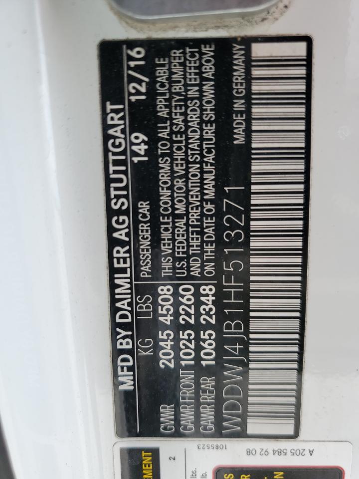 WDDWJ4JB1HF513271 2017 Mercedes-Benz C 300