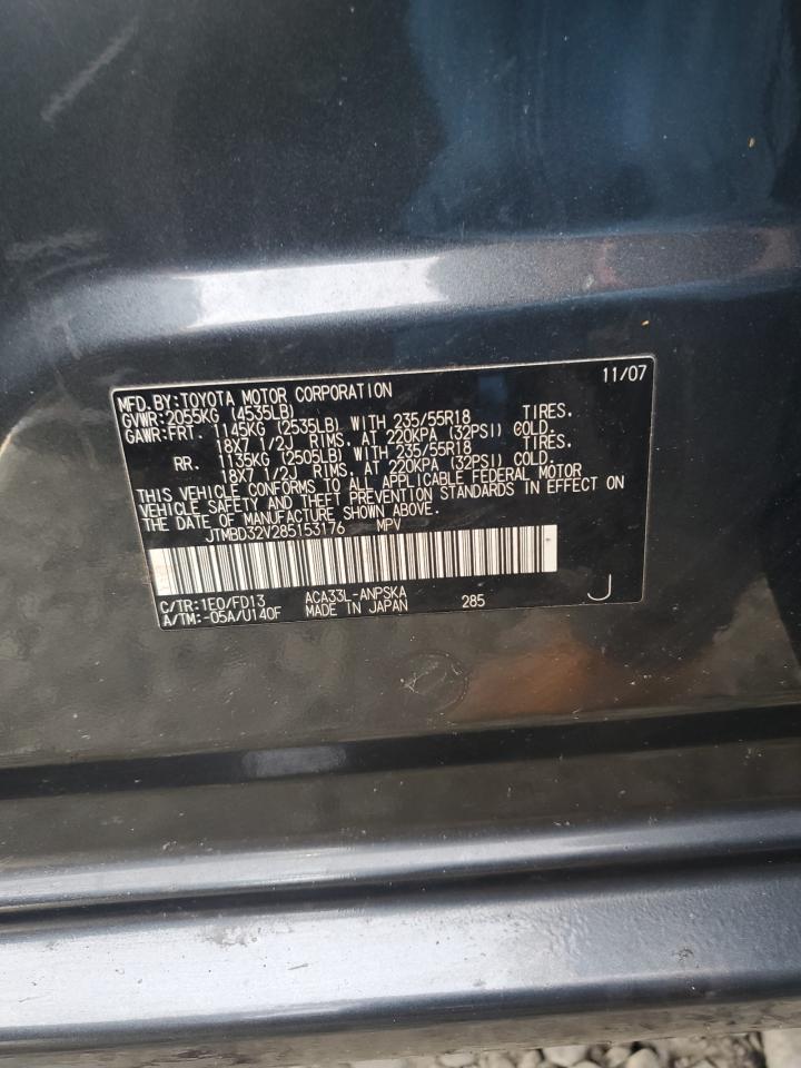 JTMBD32V285153176 2008 Toyota Rav4 Sport