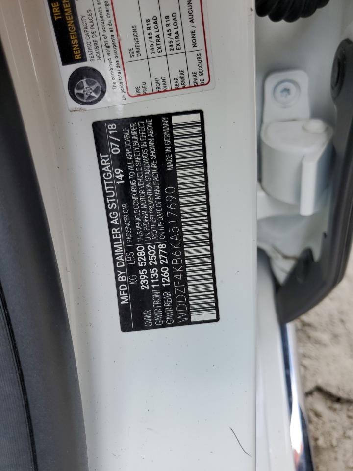 WDDZF4KB6KA517690 2019 Mercedes-Benz E 300 4Matic