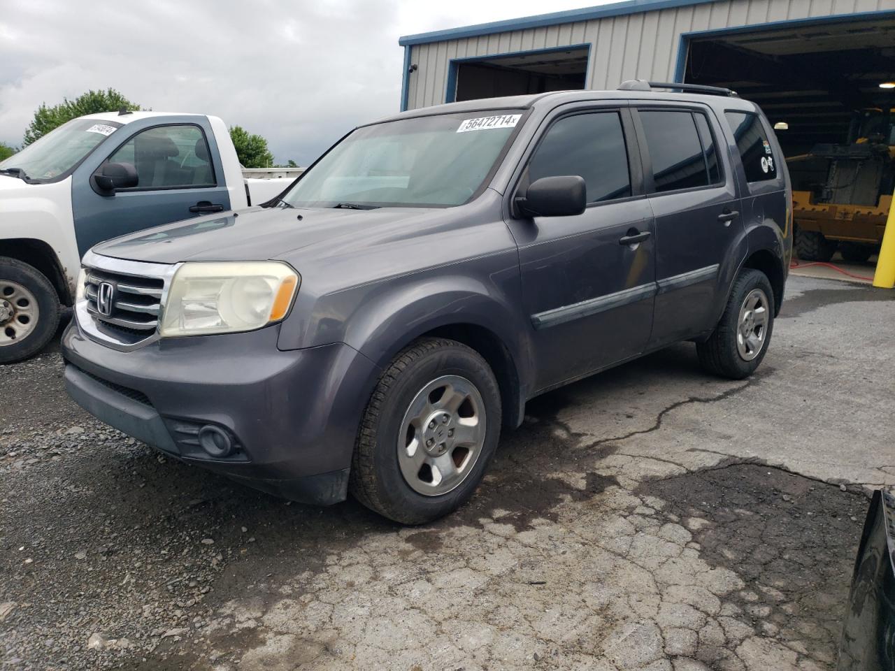 5FNYF3H26EB017175 2014 Honda Pilot Lx