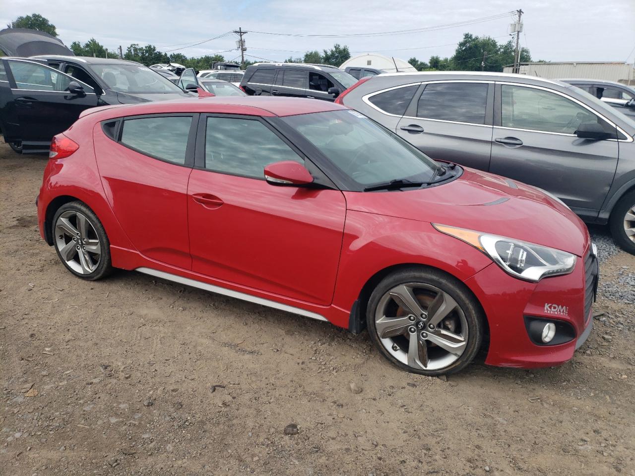 2013 Hyundai Veloster Turbo vin: KMHTC6AE1DU149058