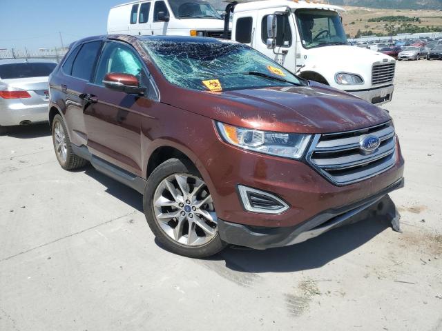Vin: 2fmpk4k80fbb77895, lot: 58940274, ford edge titanium 20154