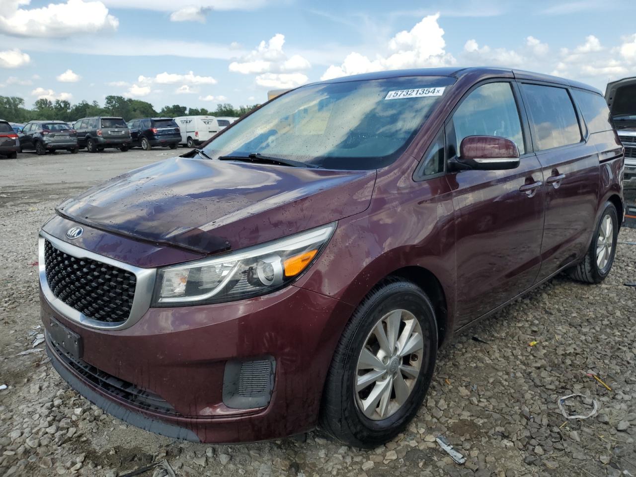 Lot #2890978568 2017 KIA SEDONA LX