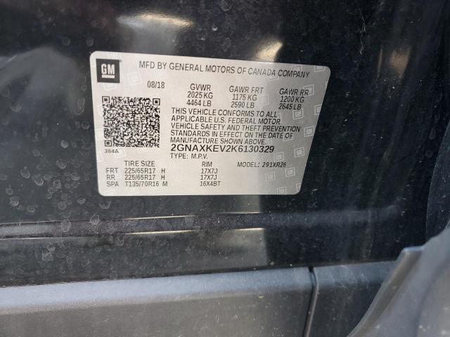 2019 CHEVROLET EQUINOX LT - 2GNAXKEV2K6130329