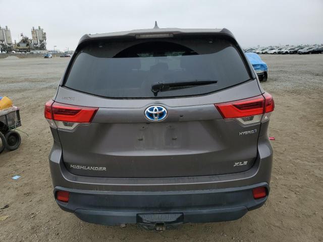 VIN 5TDJGRFH9KS065818 2019 Toyota Highlander, Hybrid no.6