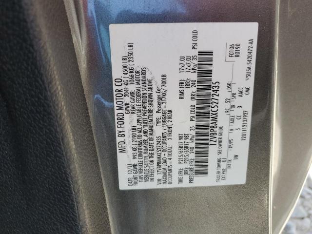 2012 Ford Mustang VIN: 1ZVBP8AMXC5272435 Lot: 57926284