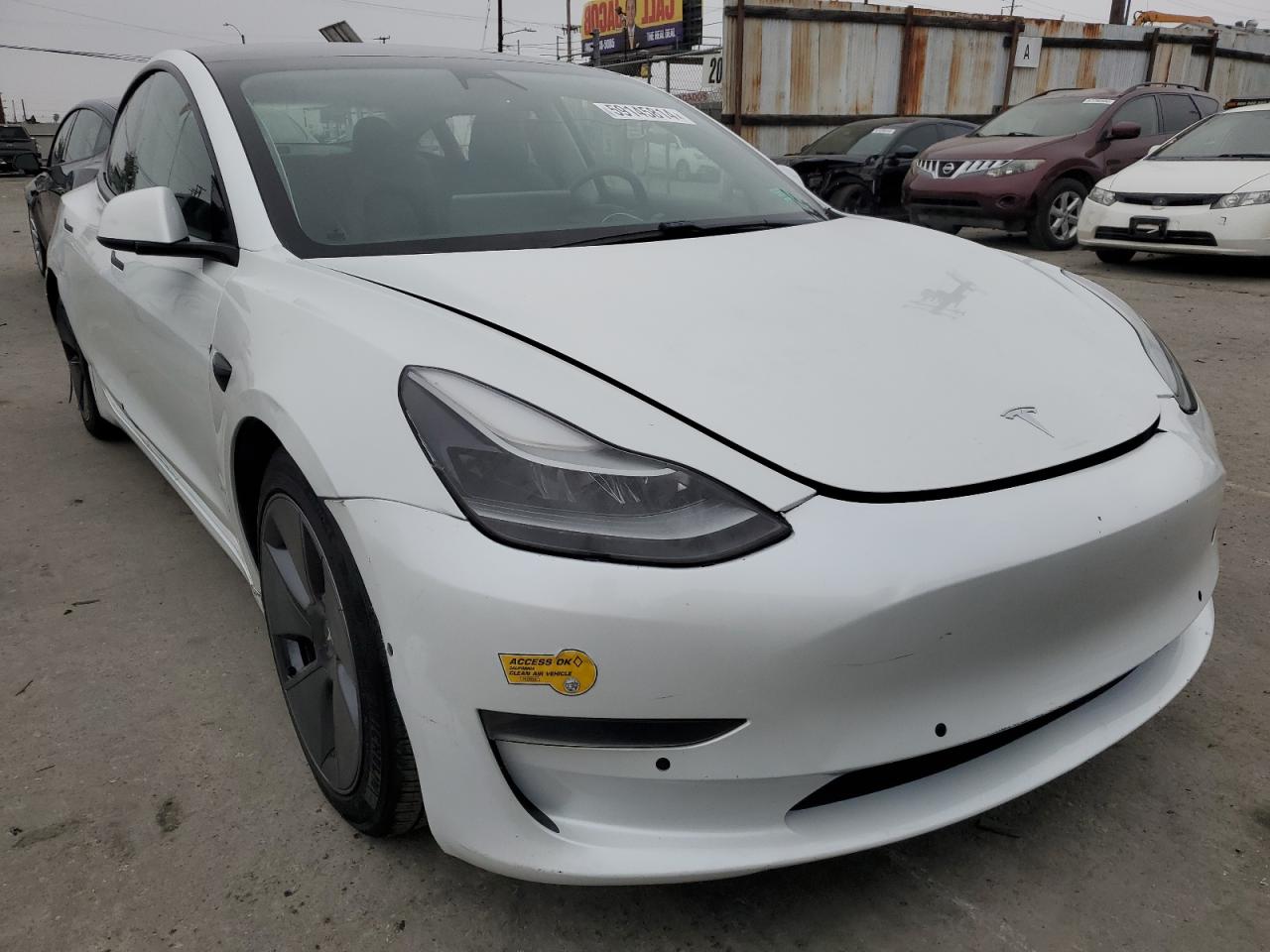 2021 Tesla Model 3 vin: 5YJ3E1EA9MF022057