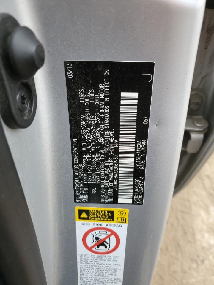 JTJBC1BA3D2061930 2013 Lexus Rx 450