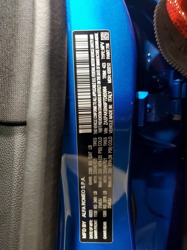 ZASPAKBN9P7D65964 2023 Alfa Romeo Stelvio Ti