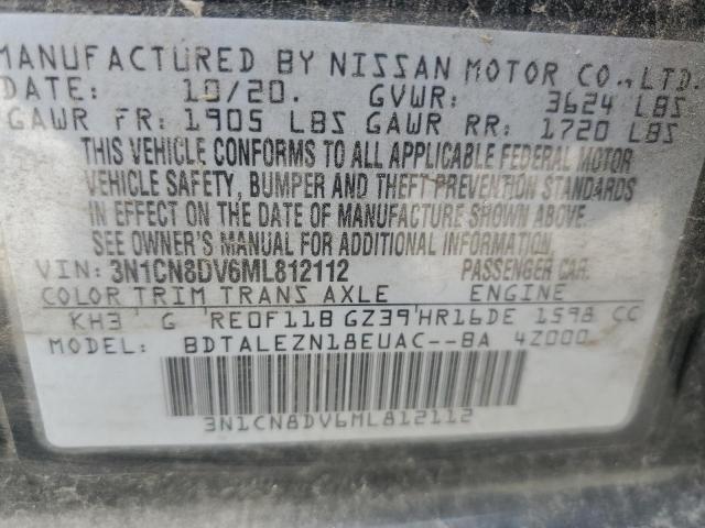 2021 NISSAN VERSA 1.6 - 3N1CN8DV6ML812112