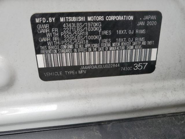 2020 Mitsubishi Outlander Sport Es VIN: JA4AR3AU0LU022844 Lot: 56935824