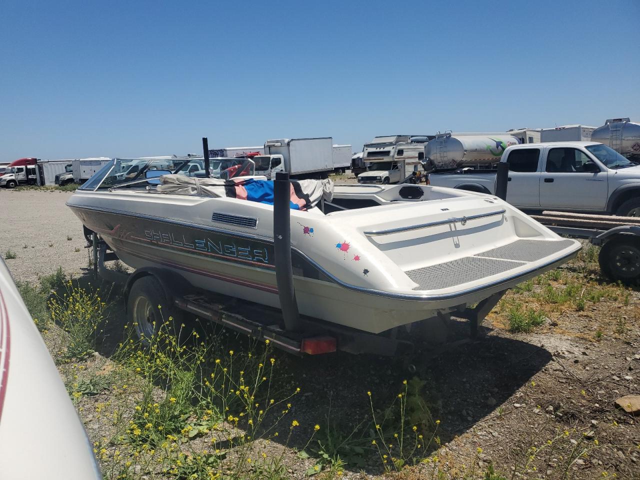 USHE64TAD989 1989 Skic Boat W/Trl