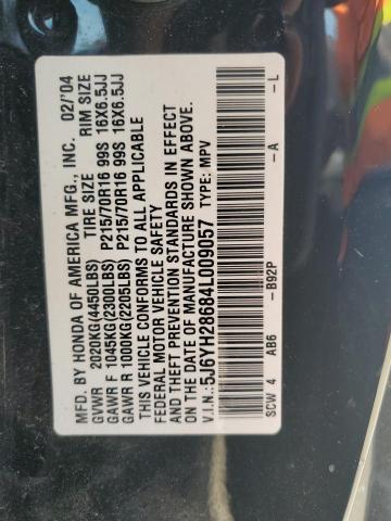 2004 Honda Element Ex VIN: 5J6YH28684L009057 Lot: 61002564