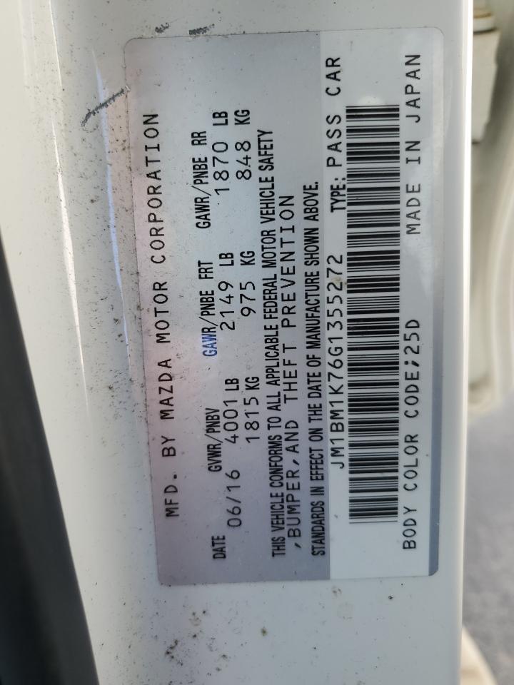 JM1BM1K76G1355272 2016 Mazda 3 Sport