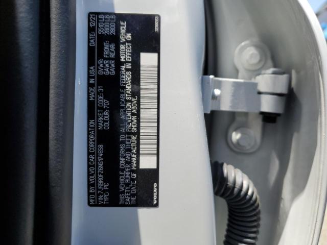 2022 VOLVO S60 T8 REC 7JRBR0FZ6NG174658