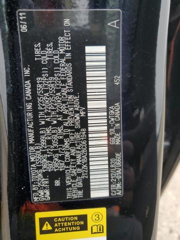 2011 Lexus Rx 350 VIN: 2T2ZK1BA2BC061948 Lot: 58395474