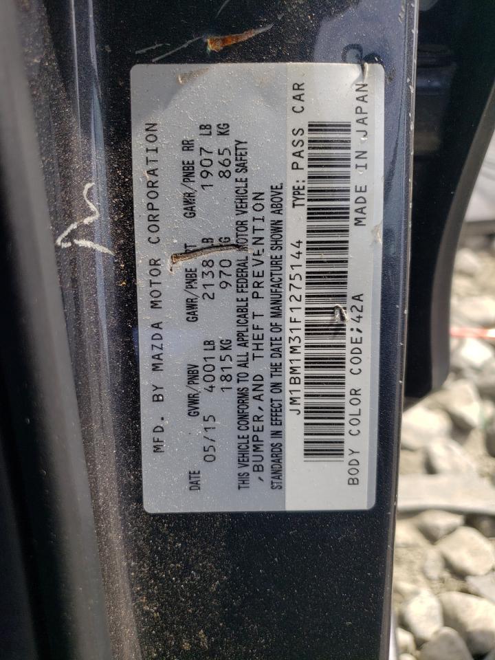 JM1BM1M31F1275144 2015 Mazda 3 Grand Touring