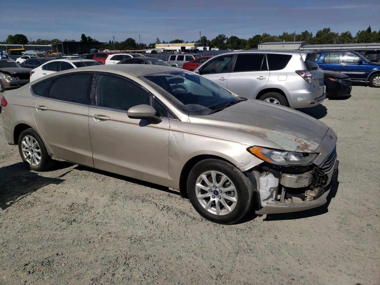 2017 Ford Fusion S vin: 3FA6P0G75HR251641