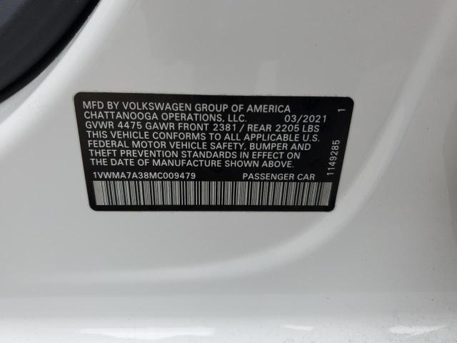 2021 Volkswagen Passat R-Line VIN: 1VWMA7A38MC009479 Lot: 58550624