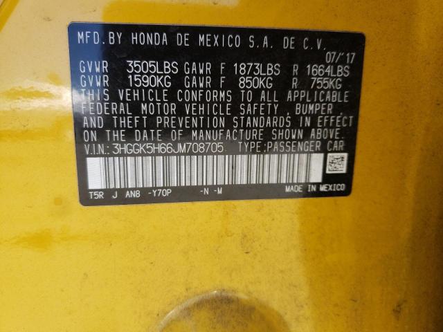 2018 Honda Fit Sport VIN: 3HGGK5H66JM708705 Lot: 57813504