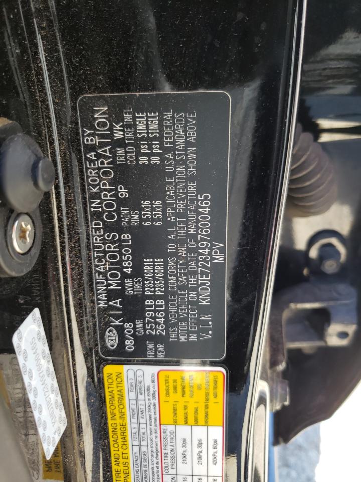 KNDJE723497600465 2009 Kia Sportage Lx