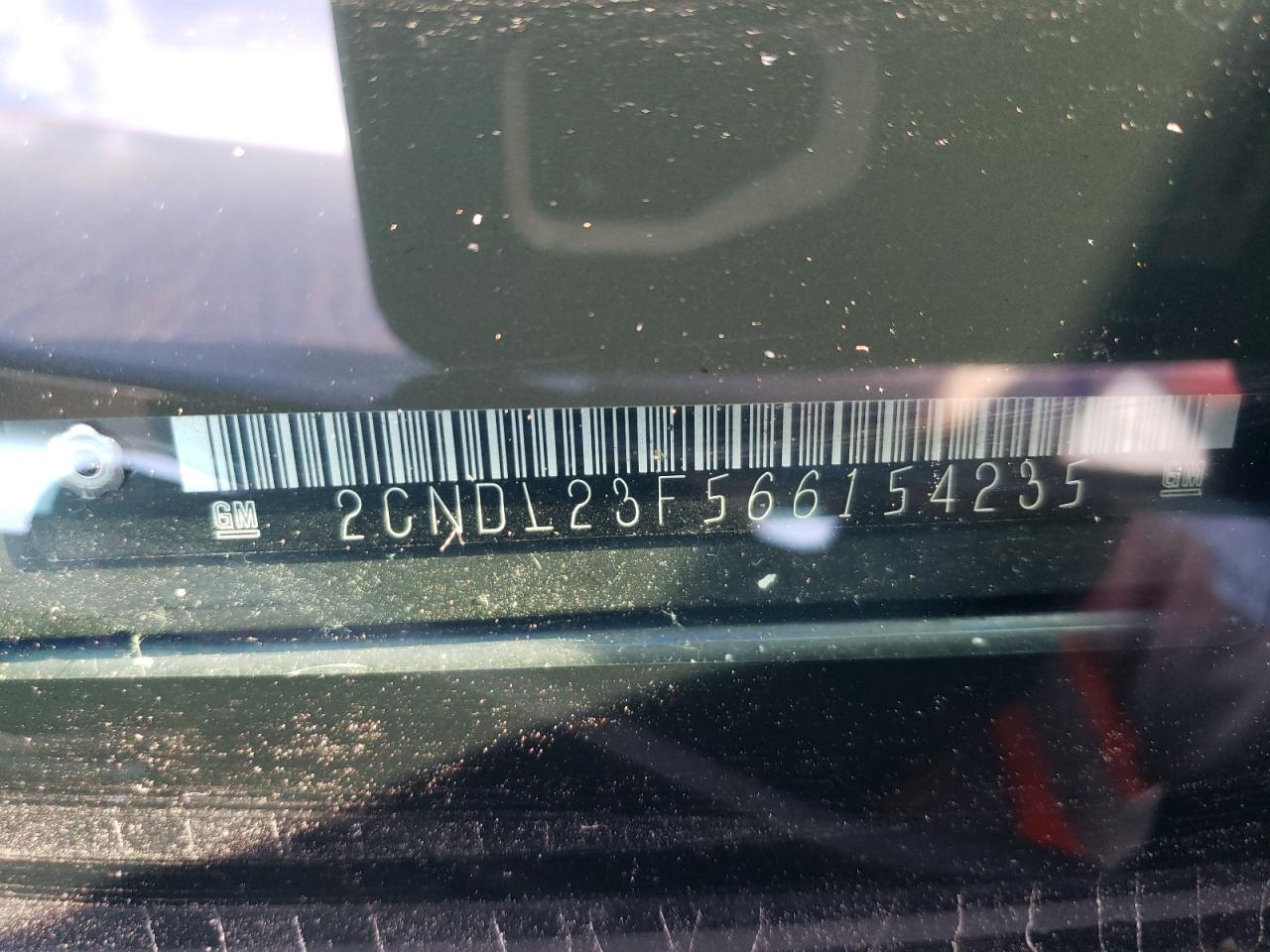 2CNDL23F566154235 2006 Chevrolet Equinox Ls