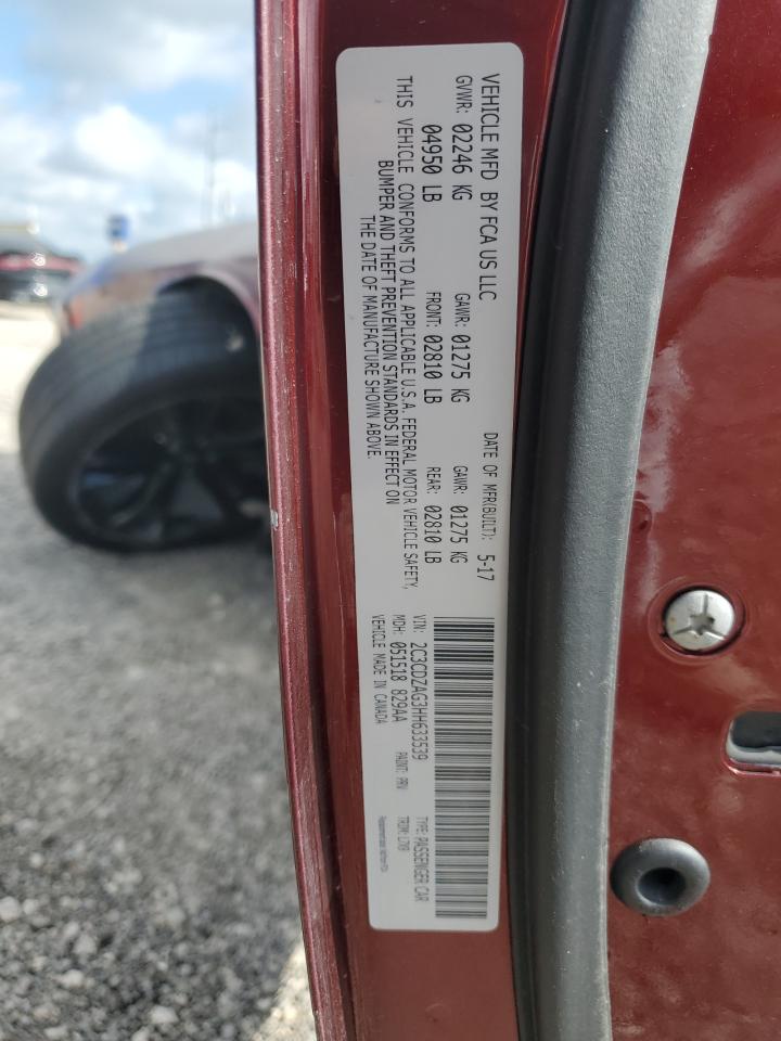 2C3CDZAG3HH633539 2017 Dodge Challenger Sxt