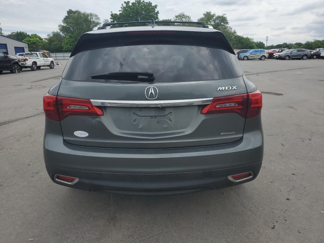 5FRYD4H48EB022261 2014 Acura Mdx Technology