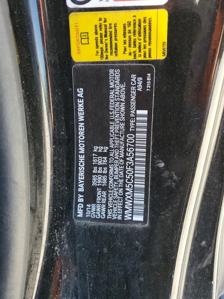 WMWXM5C50F3A56700 2015 Mini Cooper