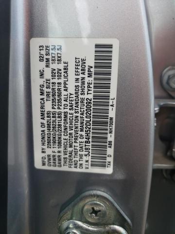 2013 Acura Rdx Technology VIN: 5J8TB4H52DL020092 Lot: 59210814