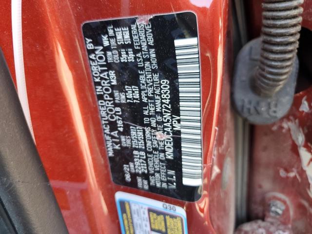 2022 Kia Seltos S VIN: KNDEUCAA5N7248309 Lot: 58292084