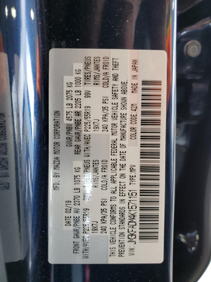 JM3KFADM4K1571151 2019 Mazda Cx-5 Grand Touring