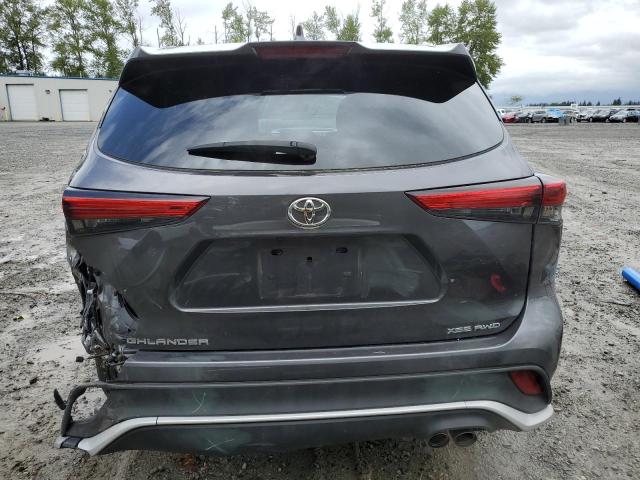 VIN 5TDJZRBH8MS083617 2021 Toyota Highlander, Xse no.6