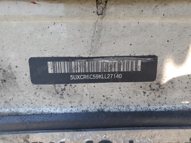 2019 BMW X5 XDRIVE4 5UXCR6C59KLL27140