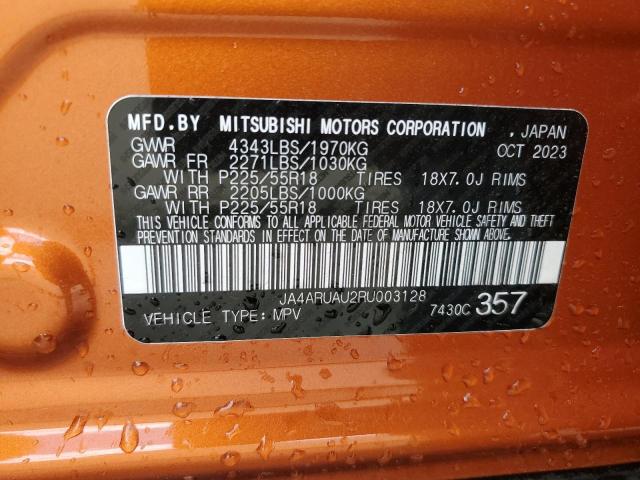 2024 Mitsubishi Outlander Sport S/Se VIN: JA4ARUAU2RU003128 Lot: 57671234