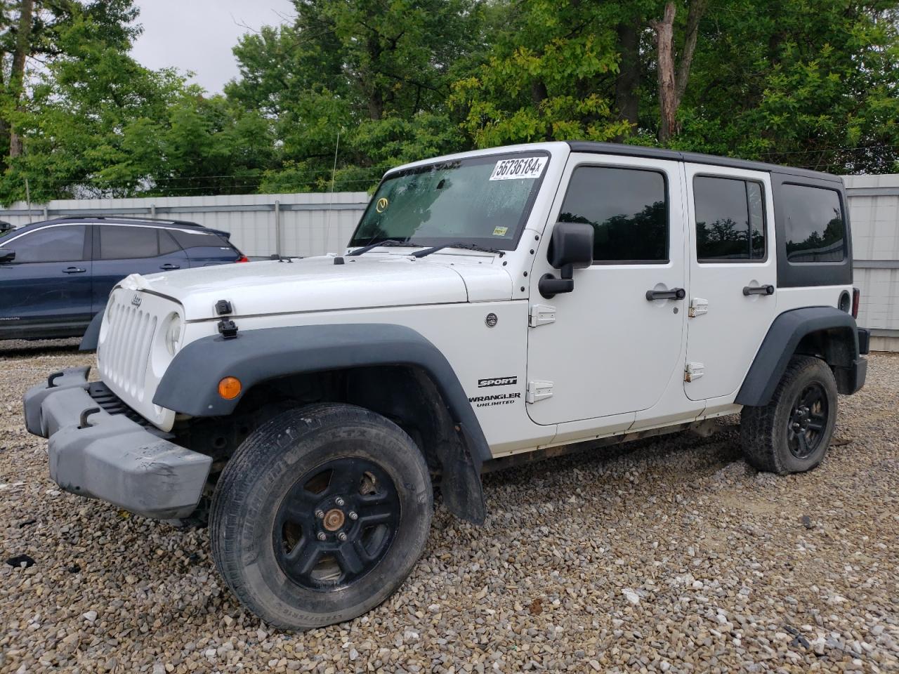 2016 Jeep Wrangler Unlimited Sport vin: 1C4BJWKG3GL245483