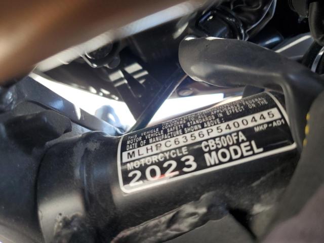 2023 HONDA CB500 FA MLHPC6356P5400445