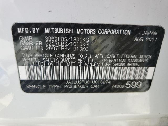 2017 MITSUBISHI LANCER ES - JA32U2FU8HU016274