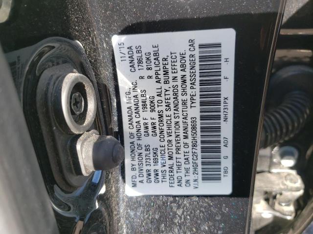 2016 HONDA CIVIC EX - 2HGFC2F78GH508693