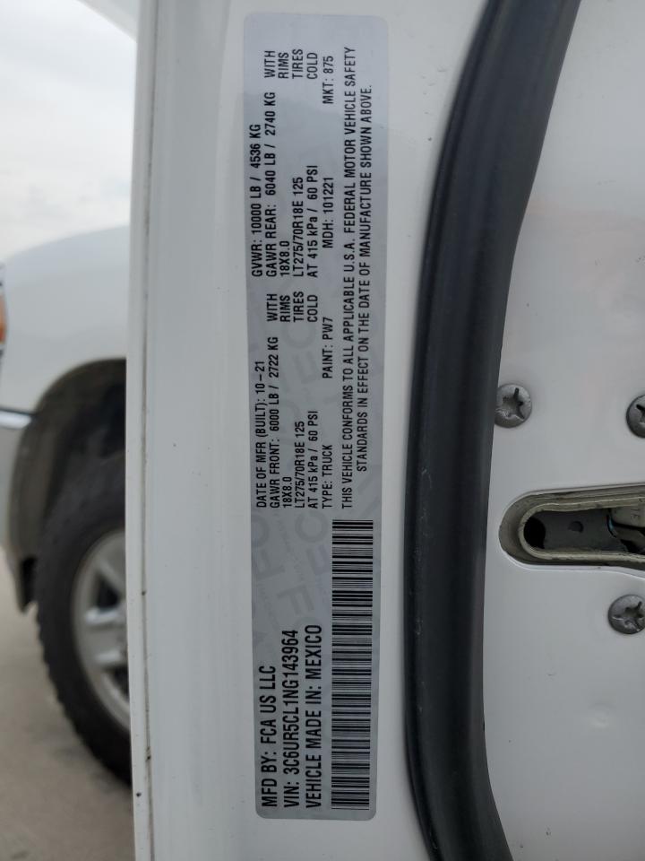 3C6UR5CL1NG143964 2022 Ram 2500 Tradesman