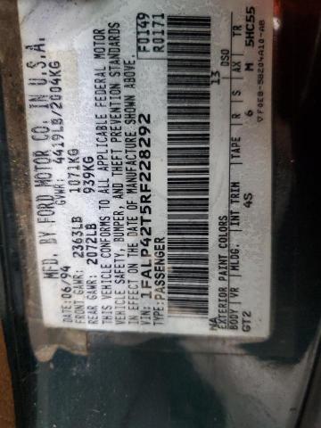 1994 Ford Mustang Gt VIN: 1FALP42T5RF228292 Lot: 60916454