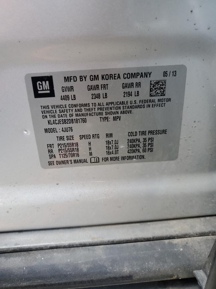 KL4CJESB2DB181760 2013 Buick Encore