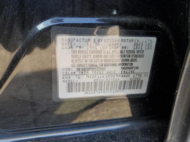 2017 Nissan Sentra S VIN: 3N1AB7AP8HY233440 Lot: 58901064