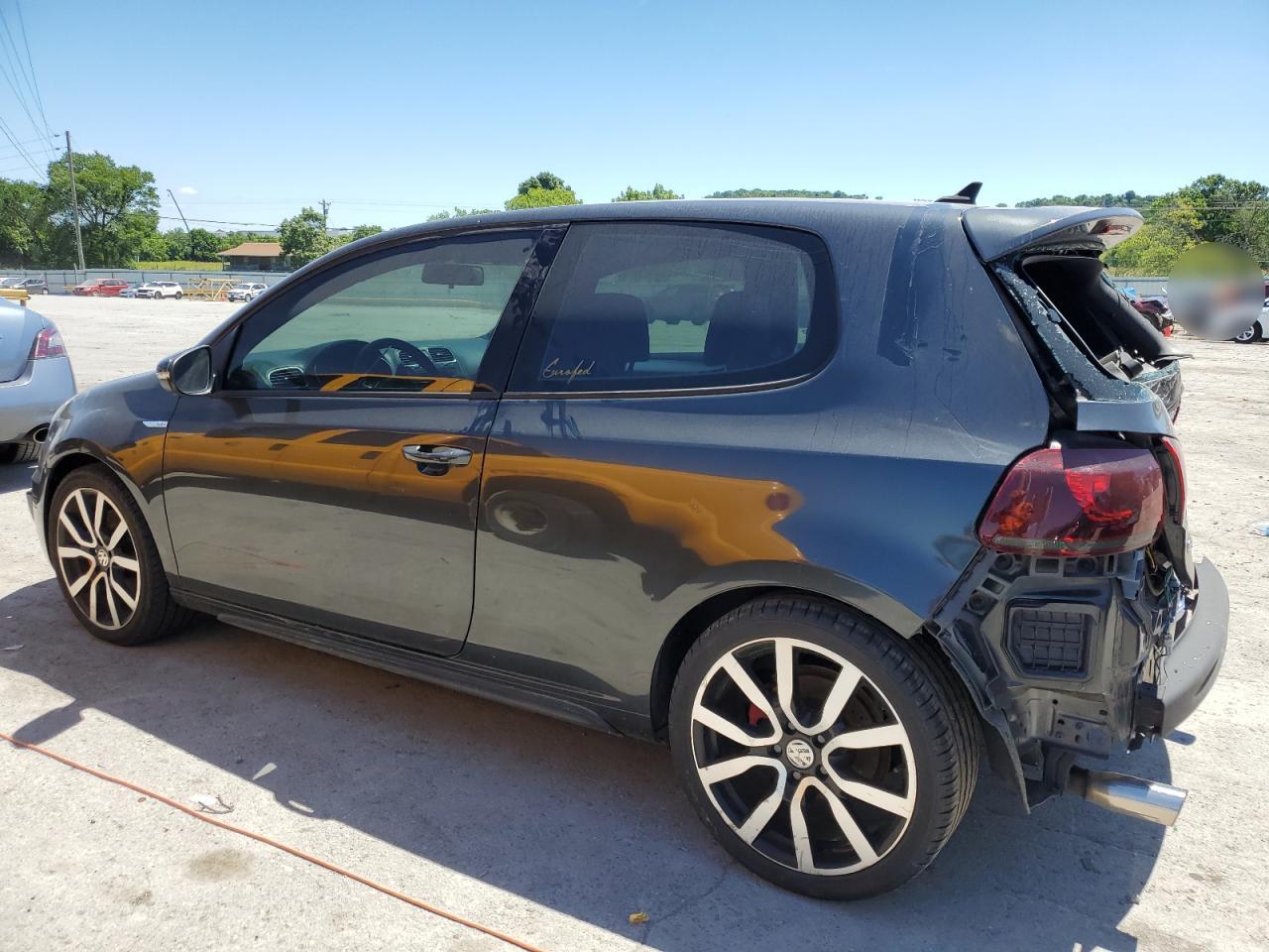 2012 Volkswagen Gti vin: WVWFV7AJ7CW252910