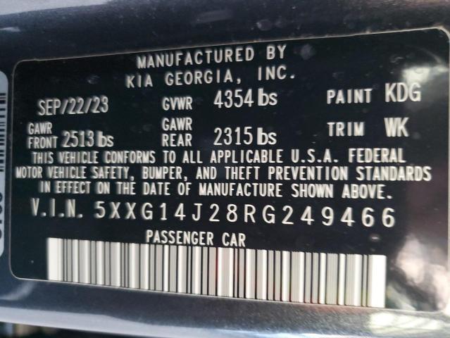 2024 Kia K5 Lxs VIN: 5XXG14J28RG249466 Lot: 59584514