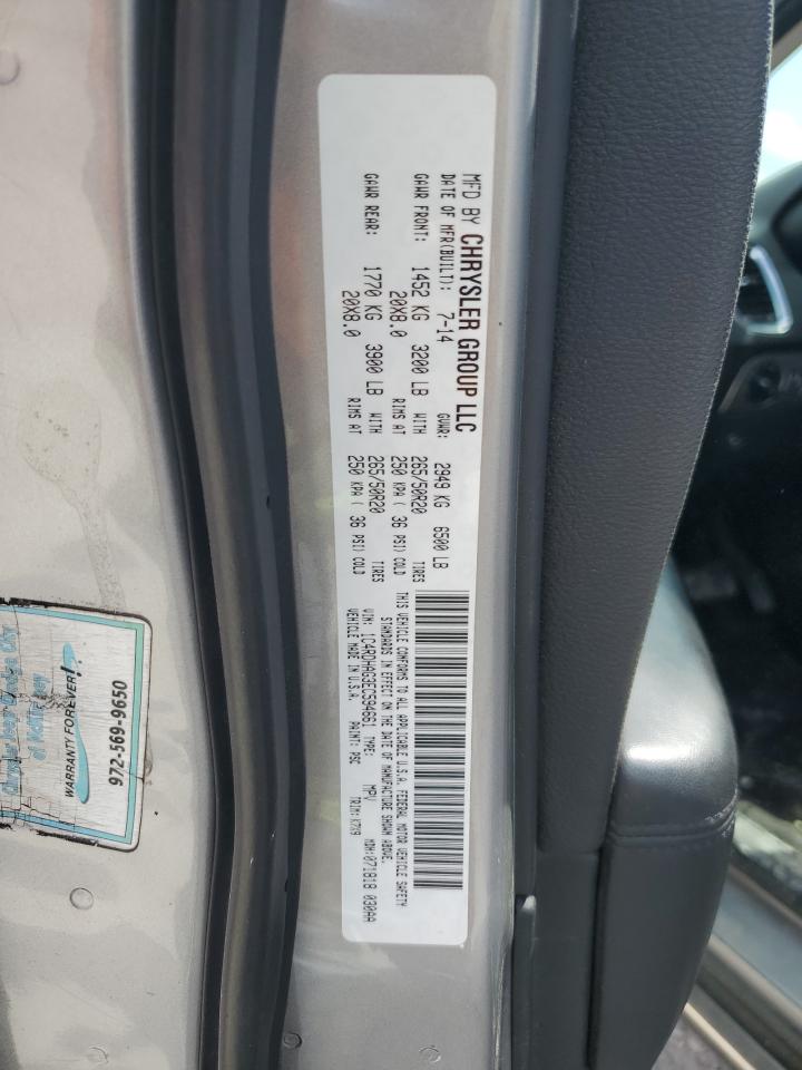 1C4RDHAG3EC594661 2014 Dodge Durango Sxt