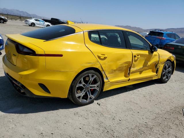 KIA STINGER GT 2018 yellow  gas KNAE35LC2J6020648 photo #4