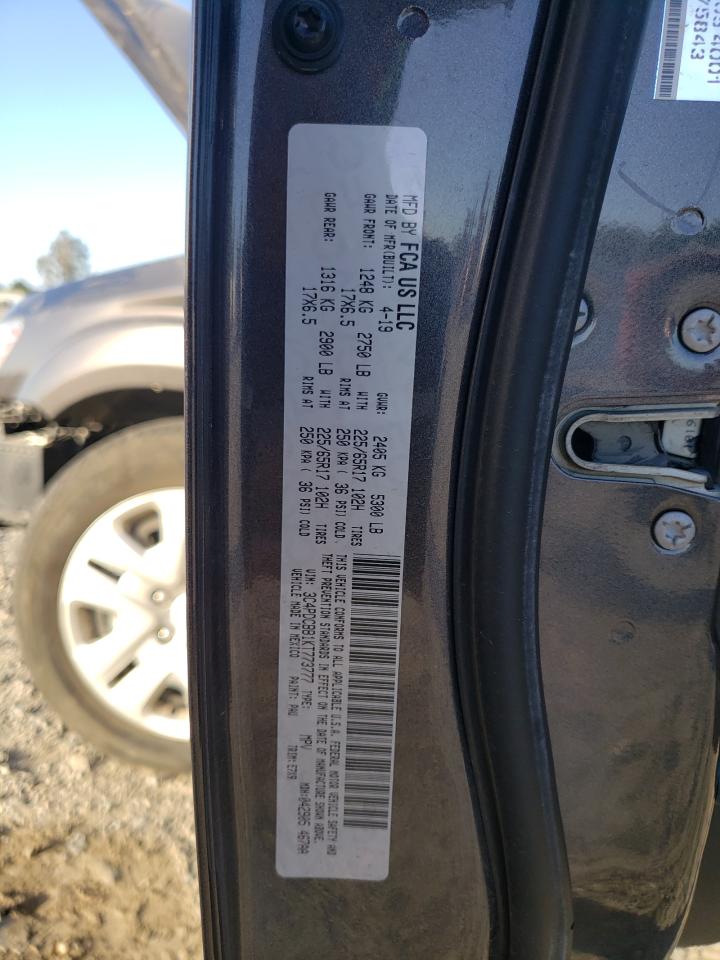 3C4PDCBB1KT773777 2019 Dodge Journey Se