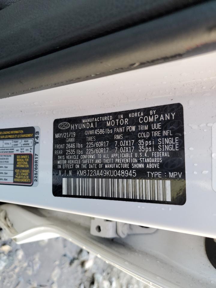 KM8J23A49KU048945 2019 Hyundai Tucson Se