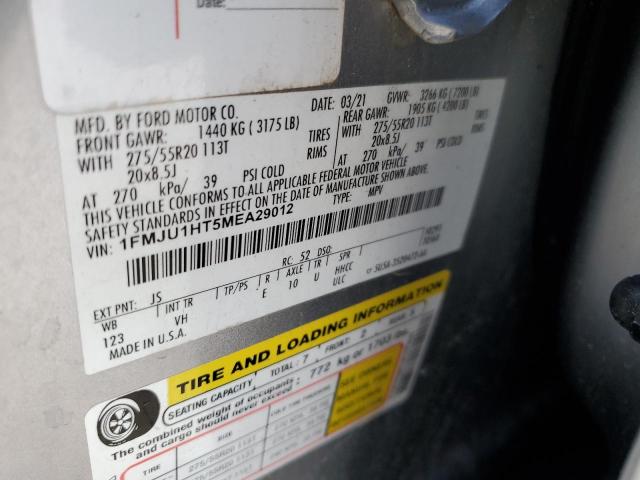 2021 Ford Expedition Xlt VIN: 1FMJU1HT5MEA29012 Lot: 61089554